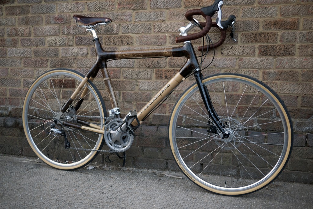 A bike made by Bamboo Bicycle Club which has teamed up with the Eden Project to offer people the chance to build their own bamboo bike